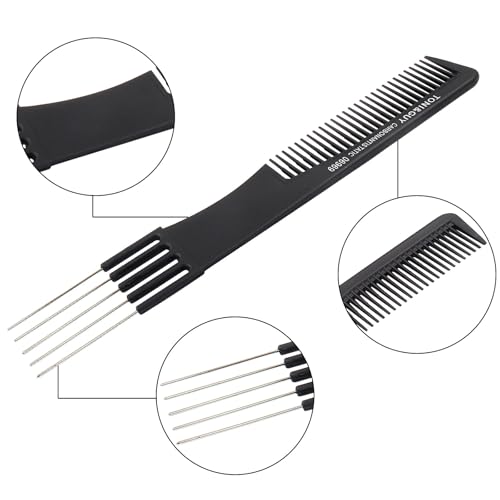 Set de 3 Peines Metal Afro Pick para Cabello miniatura 4