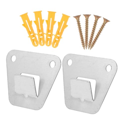 Cabilock 1juego Soporte De Ventilador De Pared Resistente y Seguro De Soportes De Instalación Para Ventiladores De Pared Tornillos Compatible Ventiladores Oscilantes y Fijos