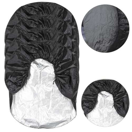 Fundas para neumáticos de coche pack de 4 piezas en poliéster para autocaravanas 3
