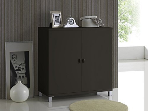 Baxton Studio Marcy Modern & Contemporary Wood Entryway Handbags or School Bags Storage
