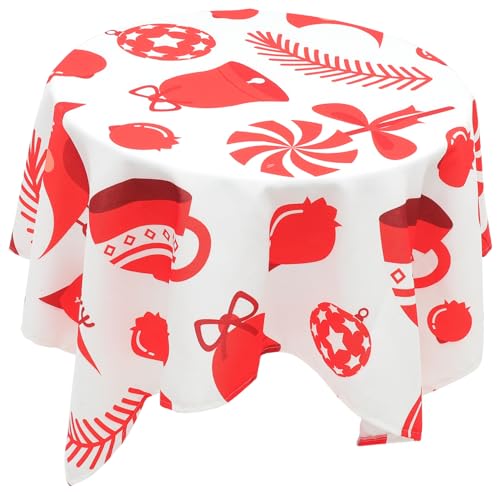 Cabilock Mantel Navideño Mantel Redondo Ajustable Decoraciones para Despedidas De Soltera Manteles Ajustables Decoración para Bodas Manteles Redondos Dorados Manteles Dorados Manteles