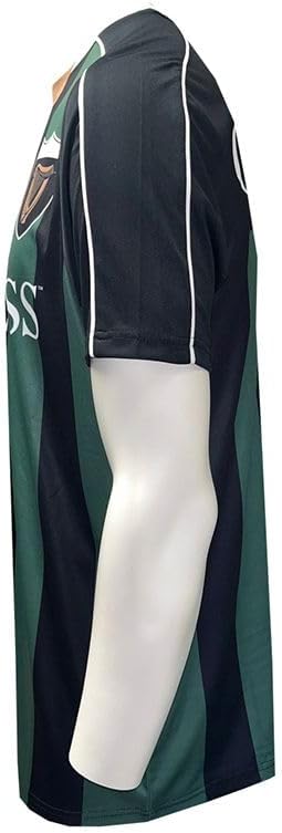 Guinness - Striped Performance Jersey Black/Green - G3080