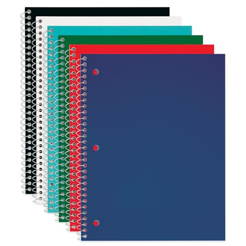 Just Basics® Poly Spiral Notebook, 8