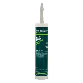 Dowsil Silicone Sealant, 10 oz, Black, Silicone Base, 733 99179189-1 Each