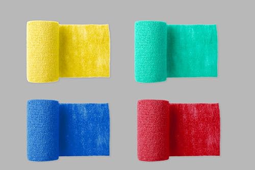 Bandages cohésifs auto-adhésifs Cardinal Health CAH45LFCP non stériles 10,2cm - 4