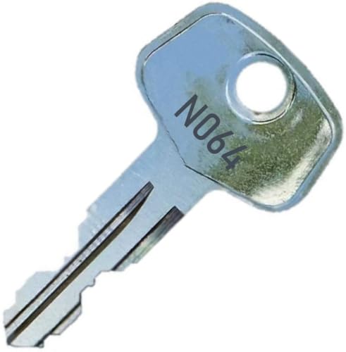 Thule N064 Replacement Key - Roof Racks, Rails, Cargo Box, Carriers, Crossbars, Haulers, Bags (Codes N001-N250 or N001R-N250R) Better Than OEM!