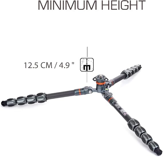3 Legged Thing Leo 2.0 Carbon Fibre Tripod System - Metallic Slate Grey (LEOGREY2)