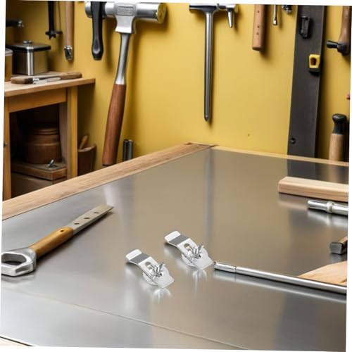 Supports évier sous plan kit de 20 pièces de fixation en acier inoxydable