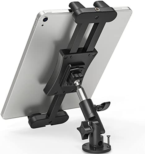 Jubor Uchwyt samochodowy na deskę rozdzielczą, uchwyt ścienny do iPada/iPada Mini Samsung Galaxy, smartfonów i tabletów 4,7-13,5", regulowany stojak na tablet do kuchni, sypialni, łazienki, samochodu