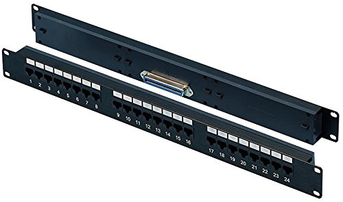 Patch Panel, 24 porte, RJ21/TELCO, Connettori patch panel, Qtà X 1 | FFLV24-45