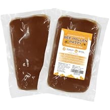 Bee Pollen Patties for Honey Bees - 2lb Natural Bee Food Supplement All Seasons Pollen Patty Beekeeping Supplies