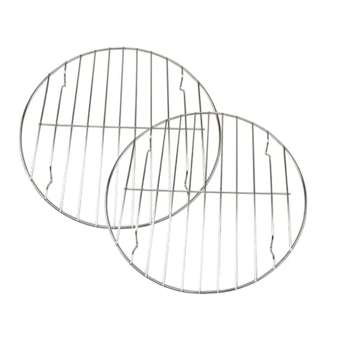 Grille de refroidissement pour friteuse air Instapot four inox ronde Kichvoe 28cm - 2