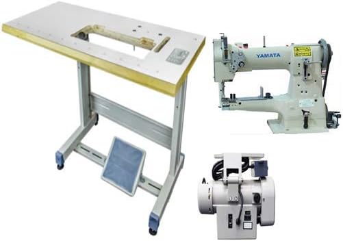 FY335A 10" Arm Cylinder Bed Walking Foot Sewing Machine with Servo Motor and Table.Assembly Required.DIY