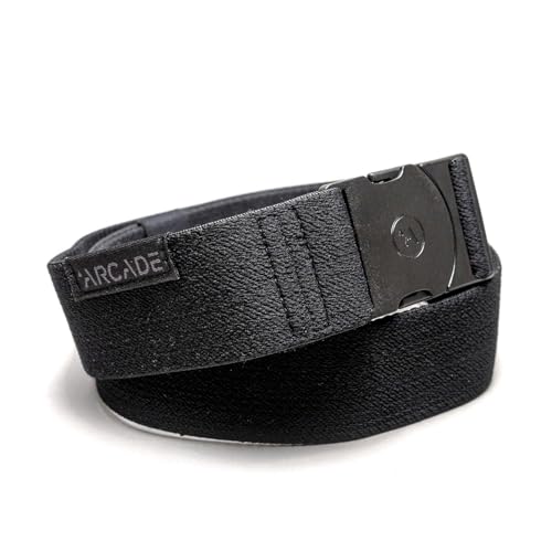 Arcade The Original Long Unisex Adventure Belt, Heavy Duty Elastic Webbing, Non-Metal Travel Friendly Buckle, Up to 50