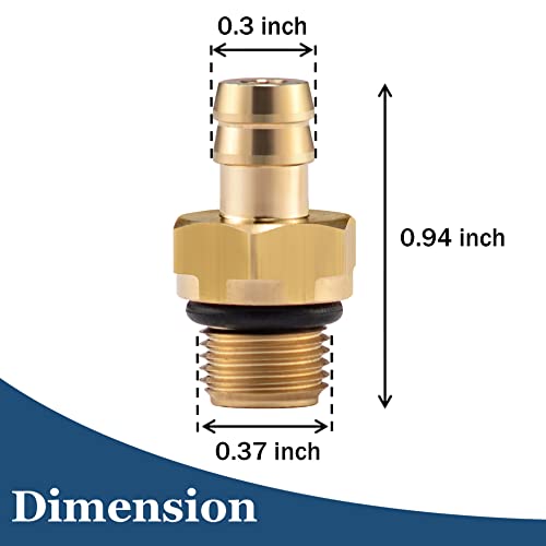 Raincovo Chemical Injector Kit, Soap Injector For Pressure Washer, 1/8 Inch 27 Male Bsp Thread #TOP3