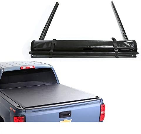 HODIAX Lock Roll Up Vinyl Tonneau Cover | Fits 2005-2019 Nissan Frontier 6ft Bed