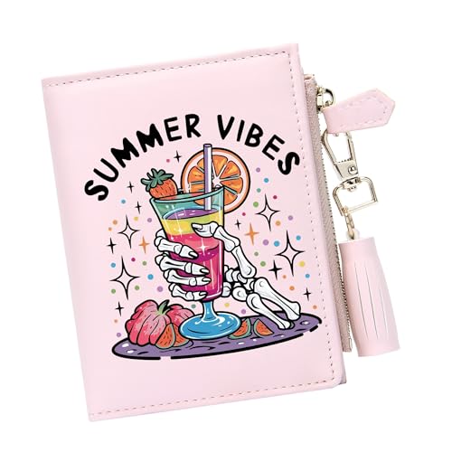 Customized Skeleton Theme Wallet for Women,Birthday Gift, Holiday Gift for Family&Friends, Graduation Gift for Classmate Teachers 1097q