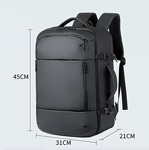 Homm Bolsa Mochila de Viagem Mochila Expansível Impermeável para Laptop de 17