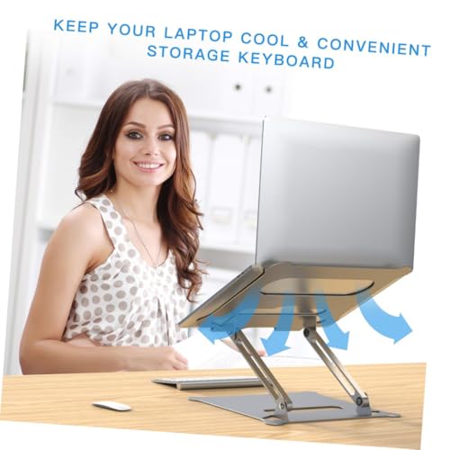 Soporte portátil plegable ajustable para laptop de aluminio miniatura 7