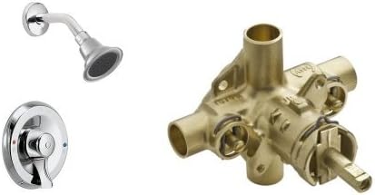 Moen T8375EP15-8371HD Commercial Posi-Temp All-Metal Trim Kits with Valve, Chrome