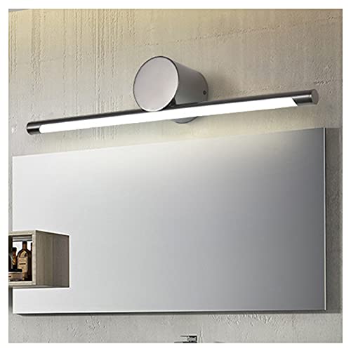 Vaidade Iluminação Simples Moderno 43/56/73/92cm Espelho Luz Frontal Criativo Preto Luxo Villa Casa