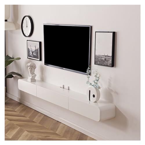 YYYMLL 47''/63'' Floating Stand Wall Mounted Media Console Shelf Under for Hiding Audio Video Cable Box, for Bedroom Living Room, 160x24x18cm