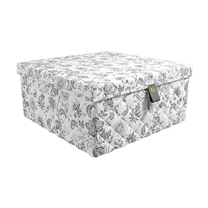 Martha Stewart Essential Collapsible Decorative Home Storage Organization With Lidded Tops, Lidded Storage Organizer, Bedford Floral Martha Stewart Essential Collapsible Decorative Home Storage Organization With Lidded Tops Lidded Storage Organizer Bedford Floral