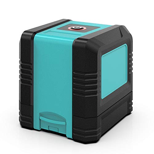 Kiprim Laser Level Self-Leveling Red Beam Horizontal and Vertical Cross-Line Laser for Construction,Picture Hanging,Wall Writing Painting,Home Renovation,Floor Tile, Carrying Pouch, Battery Included