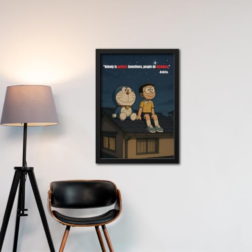 Generic GOAT VILLA Doraemon Nobita Poster 12x9 Inch - Image 8