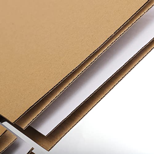 Eupako 4X4X4" Cardboard Box Mailers 25 Pack White Cube Corrugated Small Shipping Boxes For Mailing #TOP2
