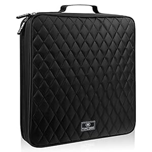 TIMCORR CD/DVD Tasche Aufbewahrung 160 Kapazität