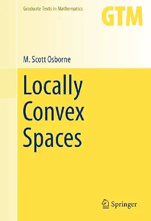 Locally Convex Spaces 2014th Edition book cover