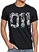 style3 Eleven 11 Herren T-Shirt Demogorgon Elfie Dustin, Größe:3XL, Farbe:Schwarz