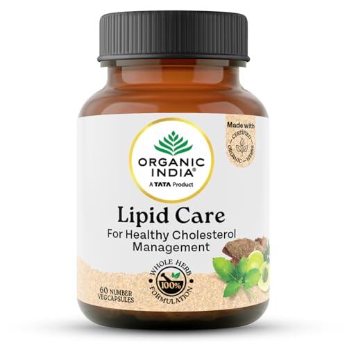 A TATA Product - Organic India Lipid Care - 60 Veg Capsules, Help...