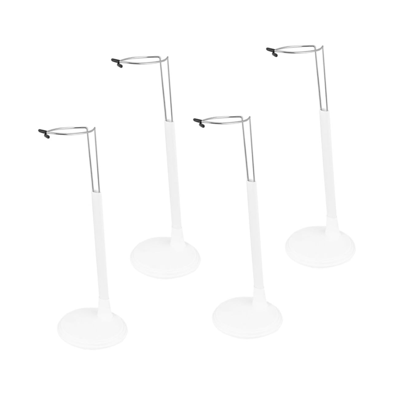 MUSISALY 2sets Doll Display Racks Doll Holding Racks for Boys and Girls Room Stands Steadily on Surfaces 4pcs*2