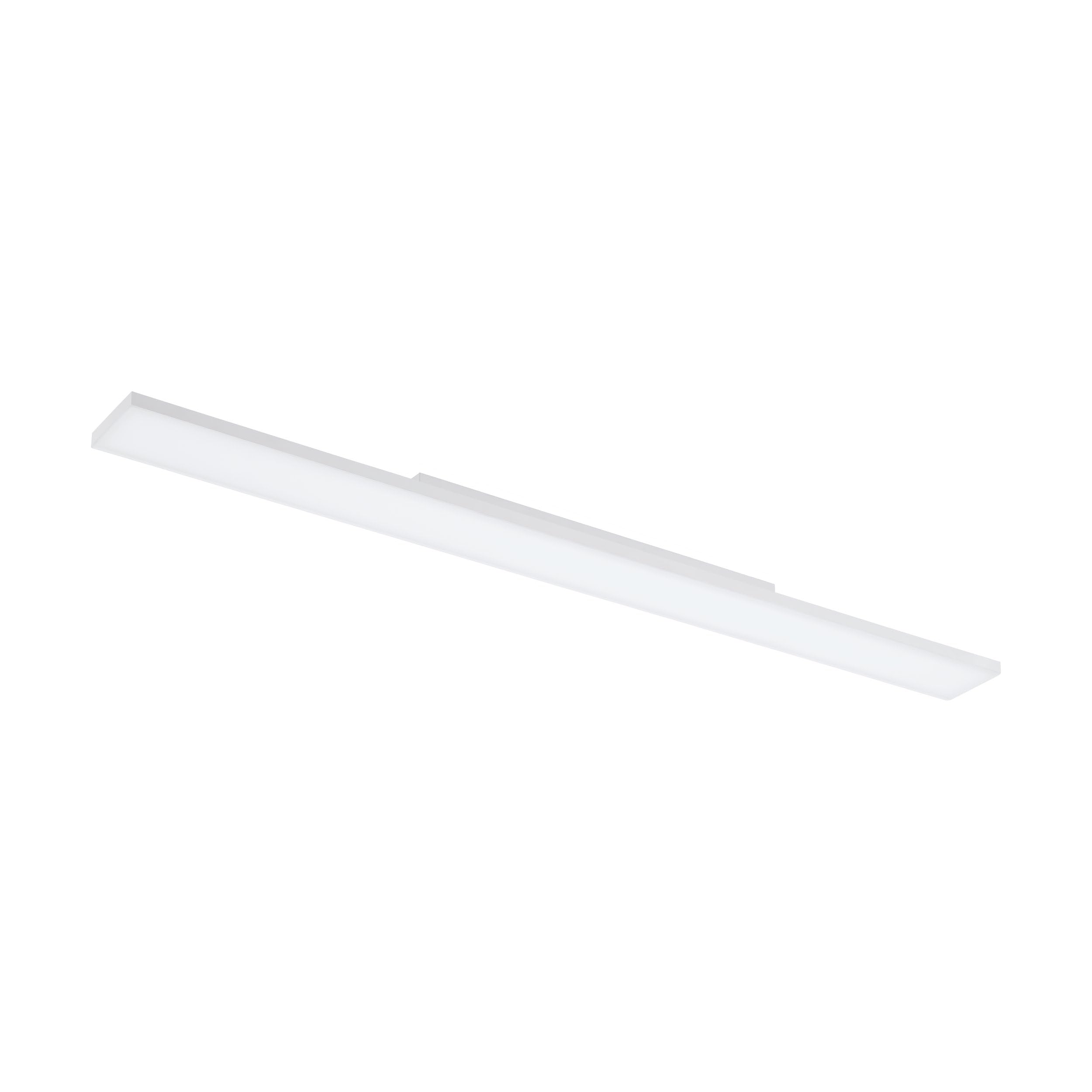 Eglo Connect.z Smart Home LED Ceiling Light Panel Turcona-Z, 47 x 4 inches | Zigbee lighting, app and voice control, white tunable lights (warm - cool white), RGB, dimmable