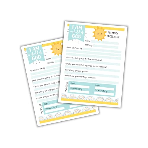 Feuilles de projecteur LDS pour animer les leçons et l'appel du matin