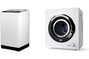 Black+Decker Portable Washer and Dryer - Space-Saving Convenience for Any Home