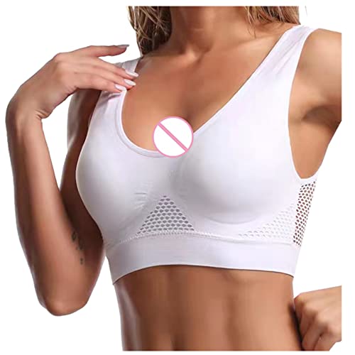 Women Lace Seamless Sports Bras 3 Pcs Magic Bra Stretchy Breathable Everyday's Bra Wire Free Underwears Base Vest Style #TOP6