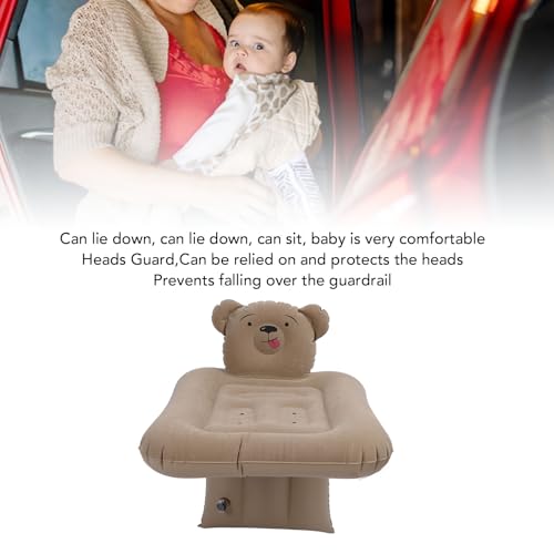 Cama inflable para coche con colchón de viaje de PVC cómodo para niños en trayectos largos 5