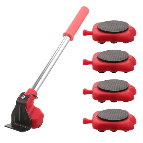 Kit de déplacement de meubles en acier carbone et roulettes robustes