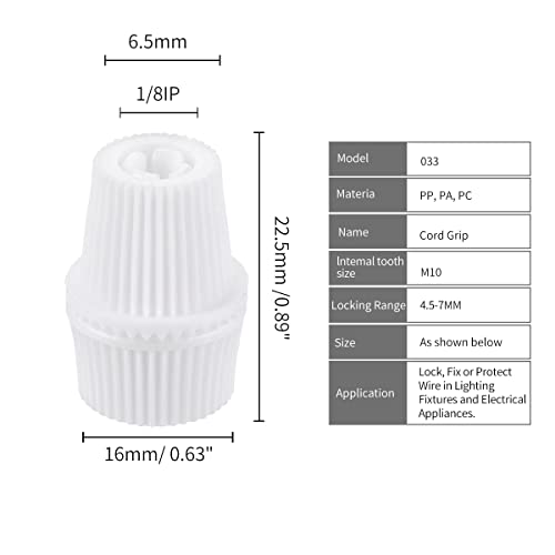 Kaj Hejmo Set di 30 pressacavi di ricambio, per
