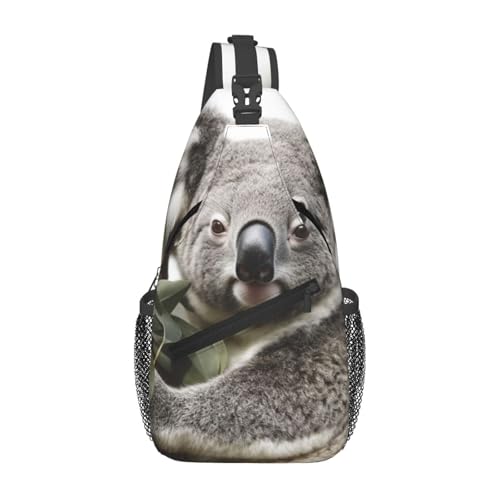 Bolso cruzado Koala para hombres y mujeres negro