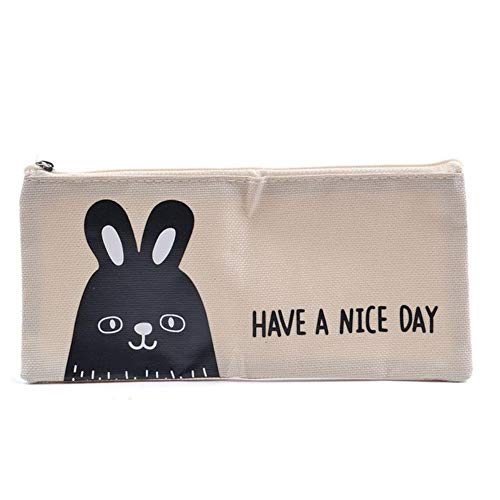 Preisvergleich Produktbild Heißer Verkauf Bleistiftbeutel Kawaii Tier Reißverschluss Kosmetiktaschen Schule Bürobedarf Leinwand Federmäppchen Schreibwaren Geschenk Für Kinder, C