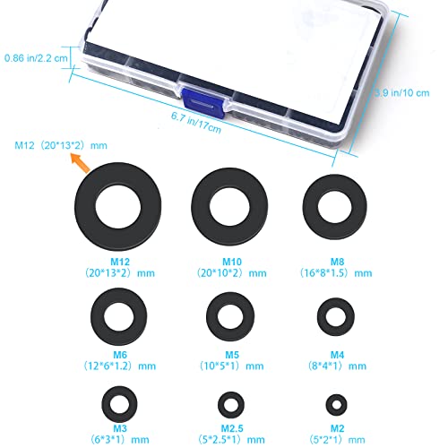 Ylyl ZHUYU031 1200 Pcs Nylon Flat Washers thumb #6
