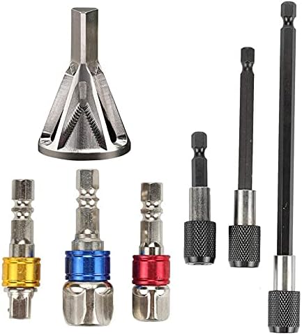 Drill Bits For Socket Screwdriver Drill Bit Holder Set Ring External Chamfer Tool Drill Bit For Size 8-32 Bolts