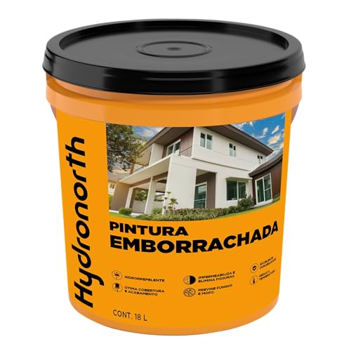 PINTURA EMBORRACHADA BRANCO BALDE 18 L - HYDRONORTH