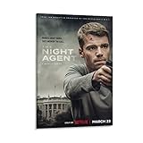 BLUDUG Posters for Room Aesthetic The Night Agent TV Series Poster Canvas Painting Posters And Prints Wall Art Pictures for Living Room Bedroom Decor 20x30inch(50x75cm)