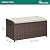 YITAHOME Outdoor Storage Bench, 70 Gallon PE Rattan Patio Storage Bench w/Handles and Soft Cushion,Outdoor Storage Box for Patio, Yard, Lawn, Garden