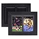 BENECREAT 2 Stück PSA Bewerteter Kartenanzeigerahmen Schwarzer Sammelkarten Displayrahmen Wandmontierte Comic Karten Displaybox Für Baseball Fußball Und Basketballkarten 207x247mm 2 Karten